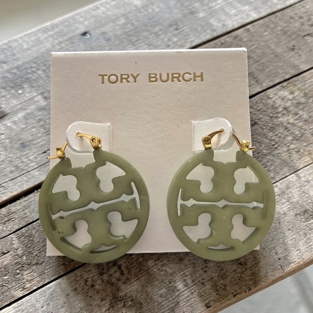 Tory Burch Green Earrings